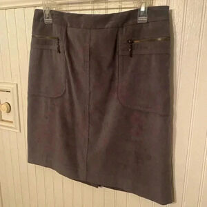 Like new J. McLaughlin suede looking mini skirt